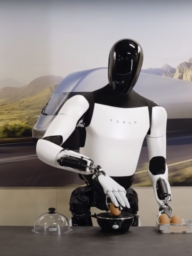 Tesla Optimus Gen-2: Muskův robot může jemně nést vejce